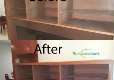 Before And After Cabinet Cleaning