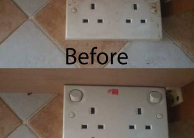 Before & After Switch Cleaning