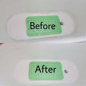 Before & After Bathtub Cleaning