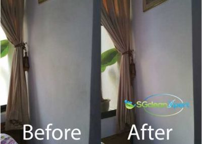 Before And After Wall Cleaning