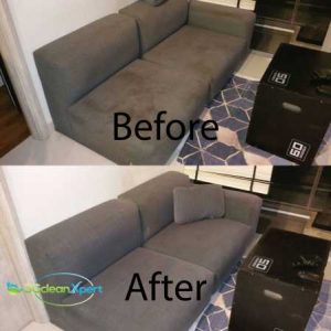 Before And After Fabric Sofa Cleaning