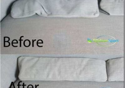 Before & After Fabric Sofa Cleaning Singapore