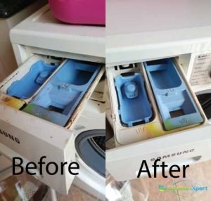 Before And After Washing Machine Cleaning